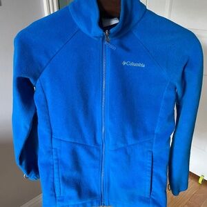 Columbia royal blue fleece zip up jacket